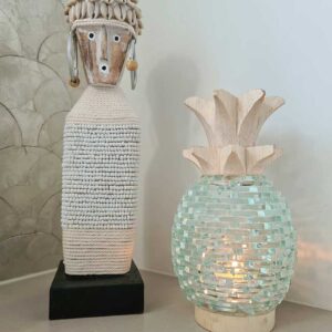 Namji houten beeld wit 2